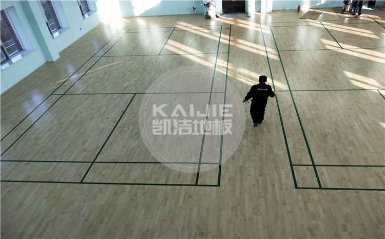 遼寧錦州羽毛球館運動木地板項目案例圖片