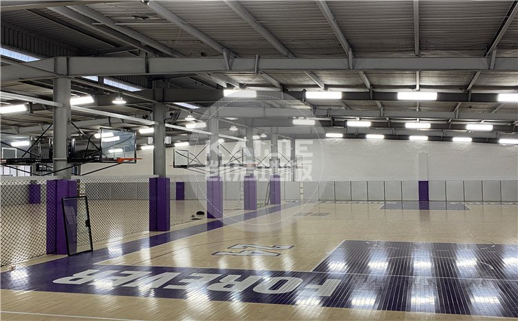 杭州曼巴籃球中心木地板案例-凱潔體育地板